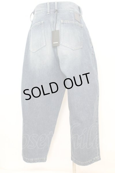 画像4: Moonage Devilment / ヴィンテージ加工タックワイドデニムパンツ 01 インディゴ O-25-09-16-053-Mo-pa-YM-ZT150 (4)