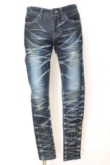CIVARIZE / ストレッチ入り立体加工スキニーデニムパンツ 42 インディゴ O-25-09-16-054-CI-pa-YM-OS