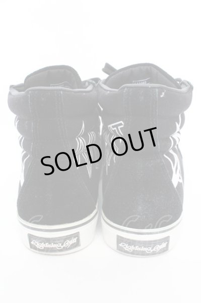 画像3: Moonage Devilment / Lightning Boltコラボ ハイカットスニーカー 27.5 ブラック O-25-09-16-058-Mo-sho-YM-ZT0919X (3)