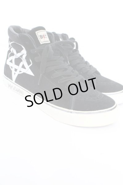 画像6: Moonage Devilment / Lightning Boltコラボ ハイカットスニーカー 27.5 ブラック O-25-09-16-058-Mo-sho-YM-ZT0919X (6)