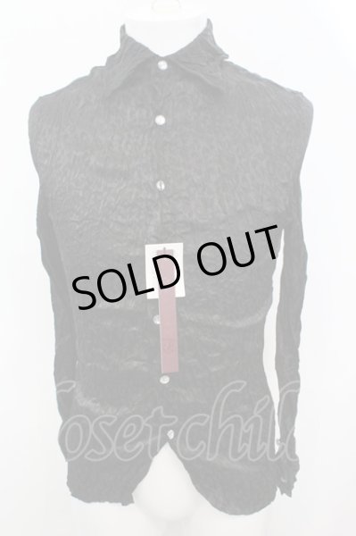 画像1: SEANA / グリッターレオパードクインクルシャツ L ブラック O-25-09-16-010-SE-sh-YM-OS (1)