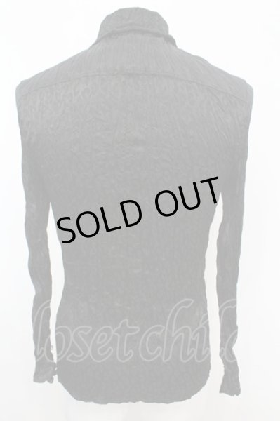 画像2: SEANA / グリッターレオパードクインクルシャツ L ブラック O-25-09-16-010-SE-sh-YM-OS (2)