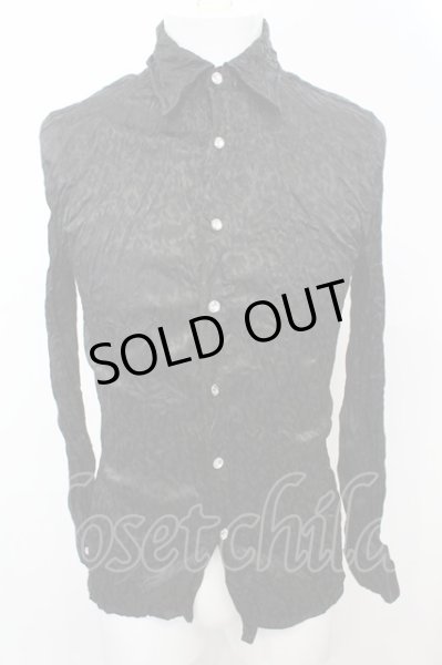 画像1: SEANA / グリッターレオパードクインクルシャツ L ブラック O-25-09-16-012-SE-sh-YM-OS (1)