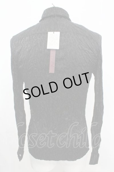 画像2: SEANA / グリッターレオパードクインクルシャツ L ブラック O-25-09-16-012-SE-sh-YM-OS (2)