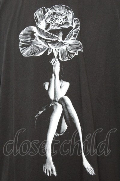 画像2: Moonage Devilment / Print Over T Type-C Tシャツ 46 ブラック O-25-09-16-013-Mo-ts-YM-ZT150 (2)