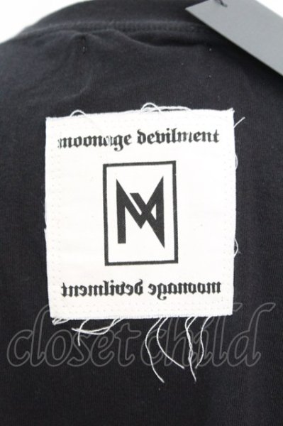 画像4: Moonage Devilment / Print Over T Type-C Tシャツ 46 ブラック O-25-09-16-013-Mo-ts-YM-ZT150 (4)