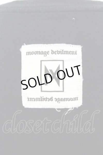画像4: Moonage Devilment / Print BIG Tシャツ 46 ブラック O-25-09-16-014-Mo-ts-YM-OS (4)
