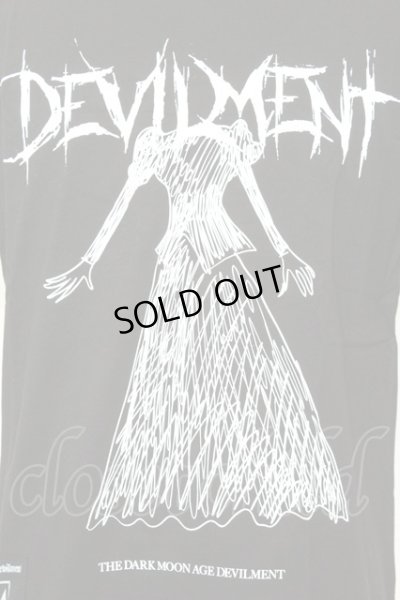 画像2: Moonage Devilment / THE DARK MOON Tシャツ F ブラック O-25-09-16-015-Mo-ts-YM-OS