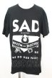 画像1: Moonage Devilment / ×THRASHER 「SAD」 BIG Tシャツ F ブラック O-25-09-16-016-Mo-ts-YM-ZT0919X (1)