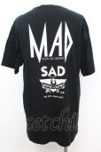 画像3: Moonage Devilment / ×THRASHER 「SAD」 BIG Tシャツ F ブラック O-25-09-16-016-Mo-ts-YM-OS (3)
