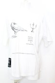 画像1: Moonage Devilment / black in black Tシャツ F ホワイト O-25-09-16-017-Mo-ts-YM-OS (1)