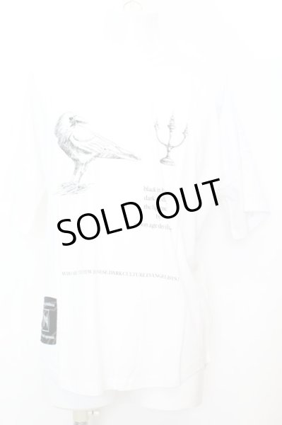 画像1: Moonage Devilment / black in black Tシャツ F ホワイト O-25-09-16-017-Mo-ts-YM-ZT0919X (1)