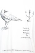 画像2: Moonage Devilment / black in black Tシャツ F ホワイト O-25-09-16-017-Mo-ts-YM-OS (2)