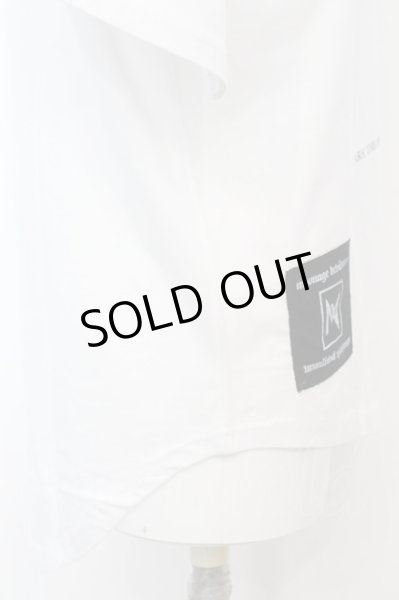 画像3: Moonage Devilment / black in black Tシャツ F ホワイト O-25-09-16-017-Mo-ts-YM-ZT0919X (3)