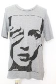 画像1: Moonage Devilment / フェイスプリントTシャツ 46 グレー O-25-09-16-018-Mo-ts-YM-OS (1)