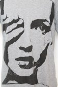 画像2: Moonage Devilment / フェイスプリントTシャツ 46 グレー O-25-09-16-018-Mo-ts-YM-OS (2)