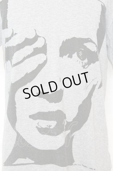 画像2: Moonage Devilment / フェイスプリントTシャツ 46 グレー O-25-09-16-018-Mo-ts-YM-ZT0919X (2)