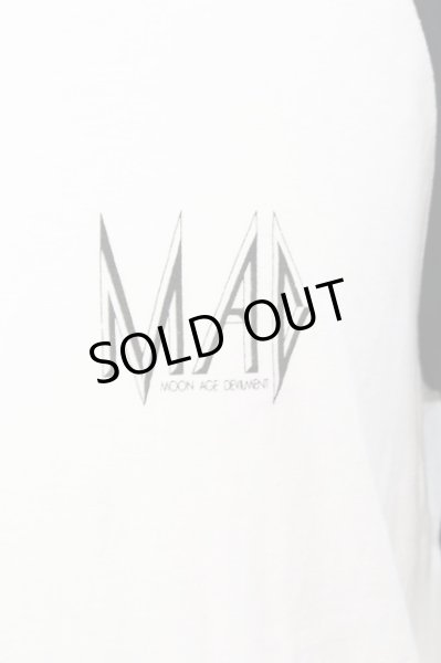 画像2: Moonage Devilment / ラグランカットソー 46 ホワイトｘブラック O-25-09-16-023-Mo-ts-YM-ZT0919X (2)
