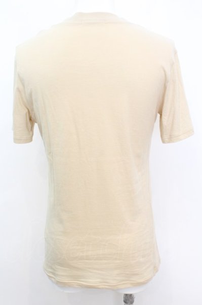 画像2: MENTAL / コットンVネックTシャツ 46 イエロー(ベージュ系) O-25-09-16-024-ME-ts-YM-ZT166 (2)