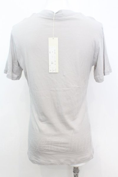 画像2: MENTAL / コットンVネックTシャツ 46 ライトグレー O-25-09-16-025-ME-ts-YM-OS