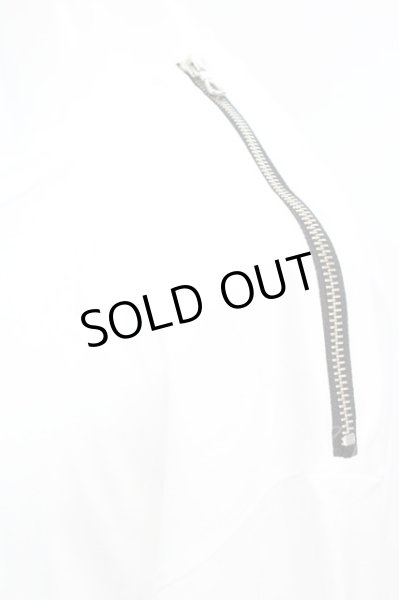 画像2: Moonage Devilment / コットンZIPオーバー Tシャツ 46 ホワイト O-25-09-16-026-Mo-ts-YM-OS (2)