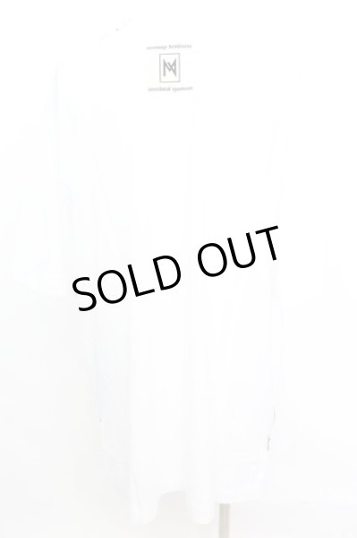 画像3: Moonage Devilment / コットンZIPオーバー Tシャツ 46 ホワイト O-25-09-16-026-Mo-ts-YM-OS (3)