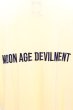 画像3: Moonage Devilment / Embroidery Over Tシャツ 46 イエロー O-25-09-16-028-Mo-ts-YM-ZT166 (3)