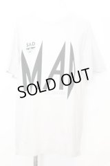 Moonage Devilment / ×THRASHER 「MAD」 BIG Tシャツ F ライトグレー O-25-09-16-029-Mo-ts-YM-OS