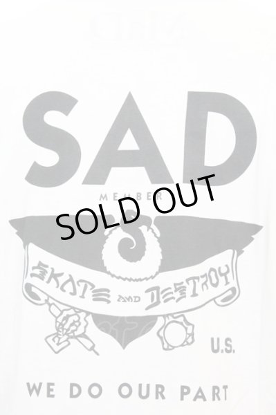 画像4: Moonage Devilment / ×THRASHER 「MAD」 BIG Tシャツ F ライトグレー O-25-09-16-029-Mo-ts-YM-OS (4)