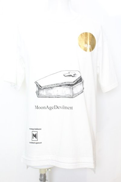 画像1: Moonage Devilment / COFFIN Tシャツ 44 ホワイト O-25-09-16-032-Mo-ts-YM-OS