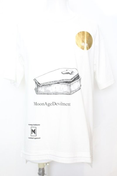 画像1: Moonage Devilment / COFFIN Tシャツ 44 ホワイト O-25-09-16-032-Mo-ts-YM-ZT166 (1)