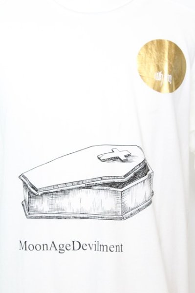 画像2: Moonage Devilment / COFFIN Tシャツ 44 ホワイト O-25-09-16-032-Mo-ts-YM-ZT166 (2)