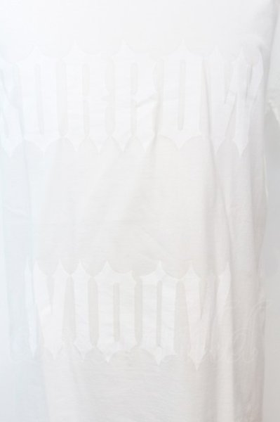 画像2: Moonage Devilment / SORROW WIDOW Tシャツ 44 ホワイト O-25-09-16-033-Mo-ts-YM-ZT151 (2)