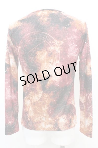 画像2: TORNADO MART / ネビュラプリントカットソー M レッド O-25-09-16-036-TO-to-YM-OS (2)