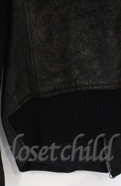 画像10: IFSIXWASNINE / RIDERS/M シープレザーライダースジャケット【【メンズ1】】 1 グリッターブラック O-25-10-20-008-IF-ou-YM-OS (10)