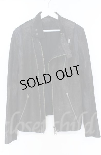 画像11: IFSIXWASNINE / RIDERS/M シープレザーライダースジャケット【【メンズ1】】 1 グリッターブラック O-25-10-20-008-IF-ou-YM-ZTML004 (11)