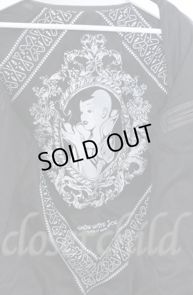 画像2: DIET BUTCHER SLIM SKIN / SNOW WHITE JOE クロススタッズラムライダース 2 ブラック O-25-10-20-010-DI-ja-YM-OS (2)