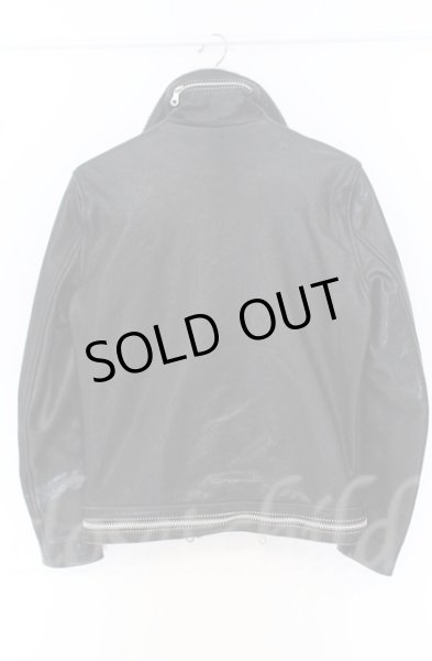 画像10: NO ID. BLACK / ラムレザーベジタブルパイピングライダースジャケット 1 ブラック O-25-10-20-012-NO-ja-YM-OS (10)