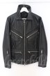 画像1: NO ID. / キッドバッファローレザー70s レザーブルゾンジャケット 1 ブラック O-25-10-20-013-NO-ou-YM-OS (1)