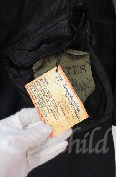 画像7: TT(Shohei Takamiya） / STRIPE CAPE  ブラック O-25-10-20-002-TT-ja-YM-OS (7)