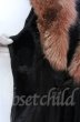 画像2: TT(Shohei Takamiya） / FUR VEST  ブラックｘピンク O-25-10-20-001-TT-ja-YM-OS (2)