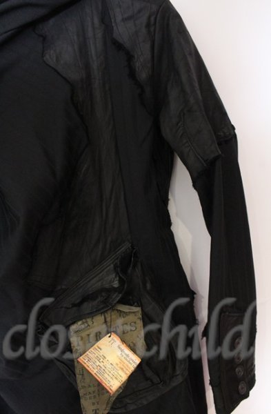 画像10: TT(Shohei Takamiya） / STRIPE CAPE  ブラック O-25-10-20-002-TT-ja-YM-OS (10)