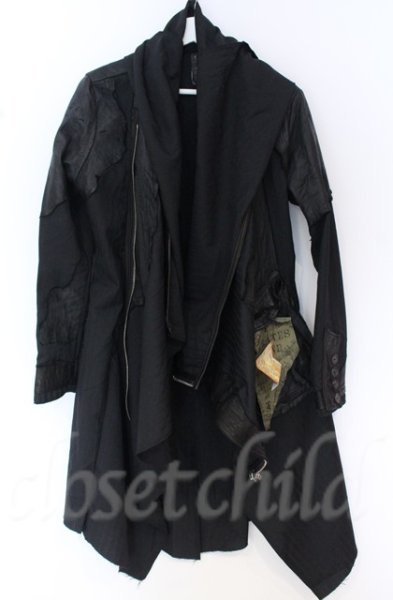 画像13: TT(Shohei Takamiya） / STRIPE CAPE  ブラック O-25-10-20-002-TT-ja-YM-OS (13)