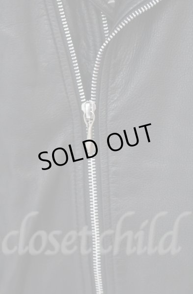 画像7: 14th Addiction / LEOPARD RIDERS 002　ディアスキンライダースジャケット 4（XL） ブラックｘレオパード O-25-10-20-003-14-ja-YM-ZTML038 (7)