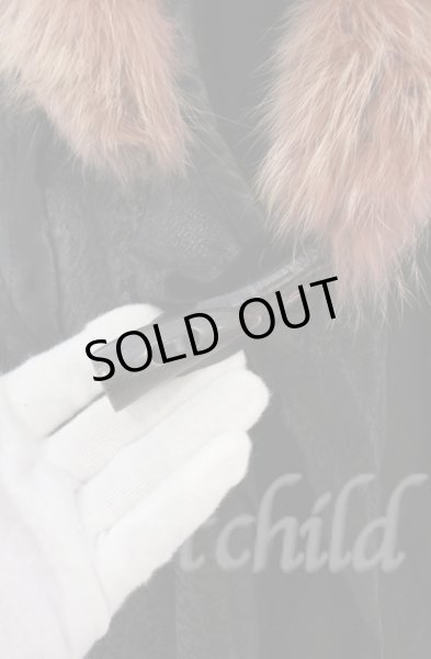 画像4: TT(Shohei Takamiya） / FUR VEST  ブラックｘピンク O-25-10-20-001-TT-ja-YM-OS (4)