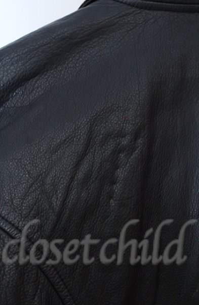 画像14: 14th Addiction / LEOPARD RIDERS 002　ディアスキンライダースジャケット 4（XL） ブラックｘレオパード O-25-10-20-003-14-ja-YM-OS (14)