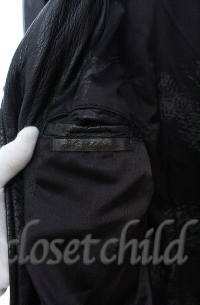 画像17: 14th Addiction / LEOPARD RIDERS 002　ディアスキンライダースジャケット 4（XL） ブラックｘレオパード O-25-10-20-003-14-ja-YM-OS (17)