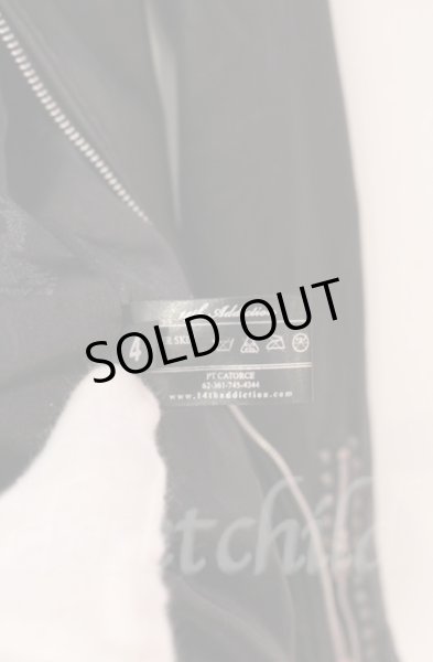 画像18: 14th Addiction / LEOPARD RIDERS 002　ディアスキンライダースジャケット 4（XL） ブラックｘレオパード O-25-10-20-003-14-ja-YM-ZTML038 (18)