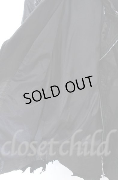 画像10: 14th Addiction / JK Cut Off ゴートスキンライダースジャケット 3（L） ブラック O-25-10-20-004-14-ja-YM-ZTML007 (10)