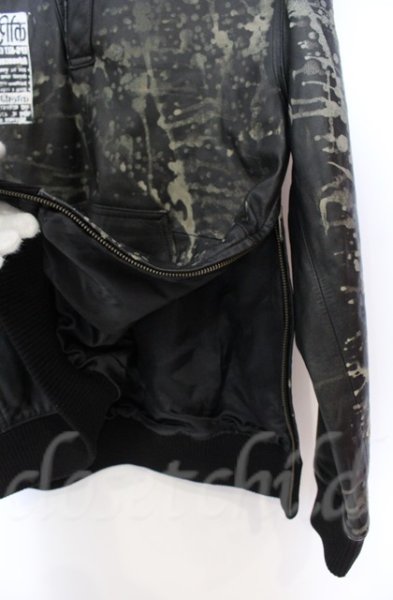 画像6: NNNC / リメイクレザーフーディ　パーカー  ブラック O-25-10-20-005-NN-to-YM-ZT90 (6)